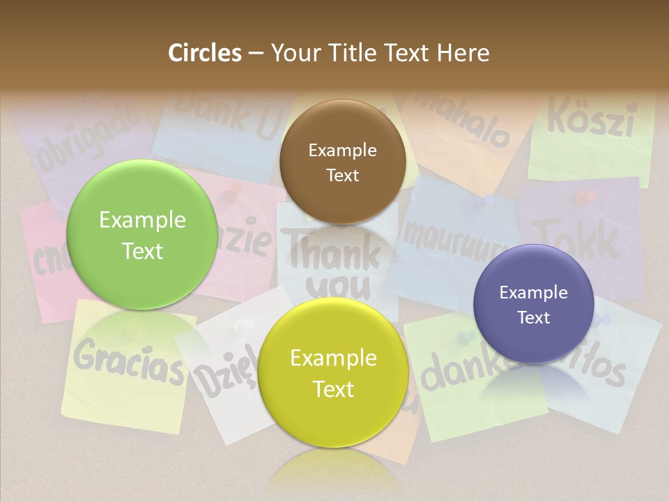 Thank You In Different Languages PowerPoint Template