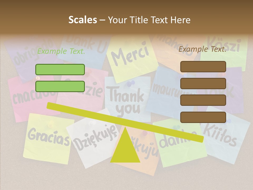 Thank You In Different Languages PowerPoint Template