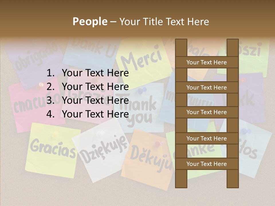 Thank You In Different Languages PowerPoint Template