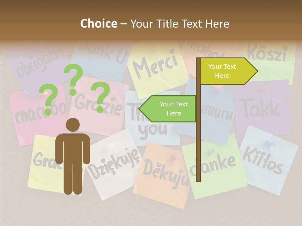 Thank You In Different Languages PowerPoint Template