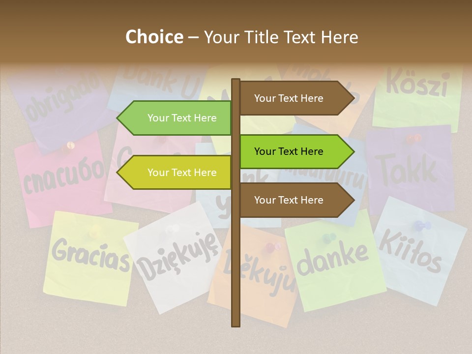 Thank You In Different Languages PowerPoint Template