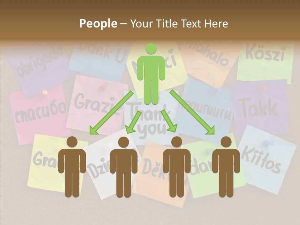 Thank You In Different Languages PowerPoint Template