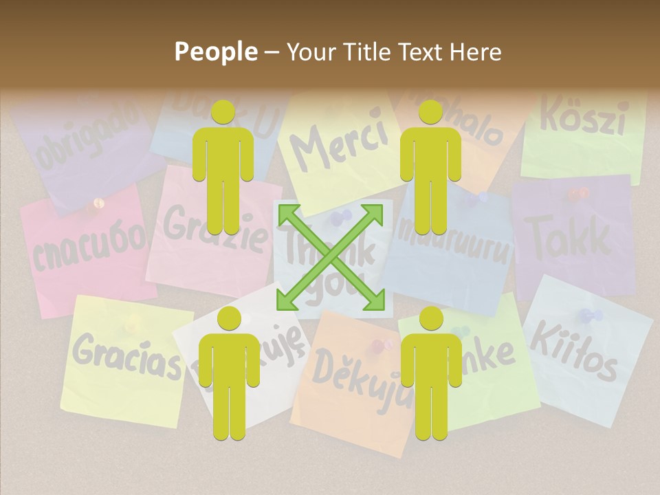 Thank You In Different Languages PowerPoint Template