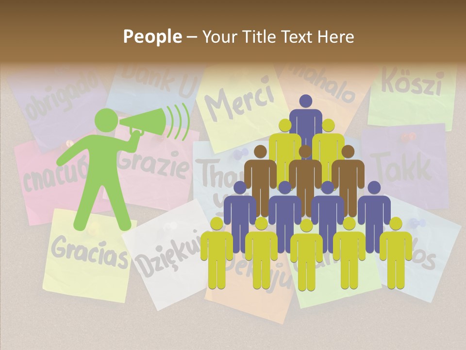 Thank You In Different Languages PowerPoint Template