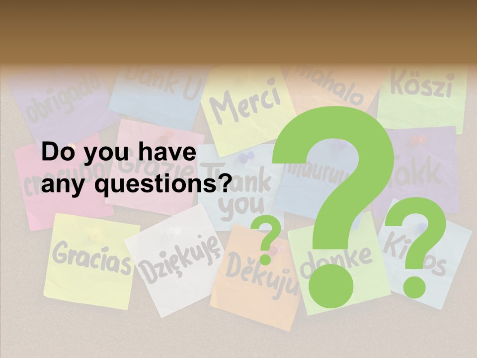 Thank You In Different Languages PowerPoint Template