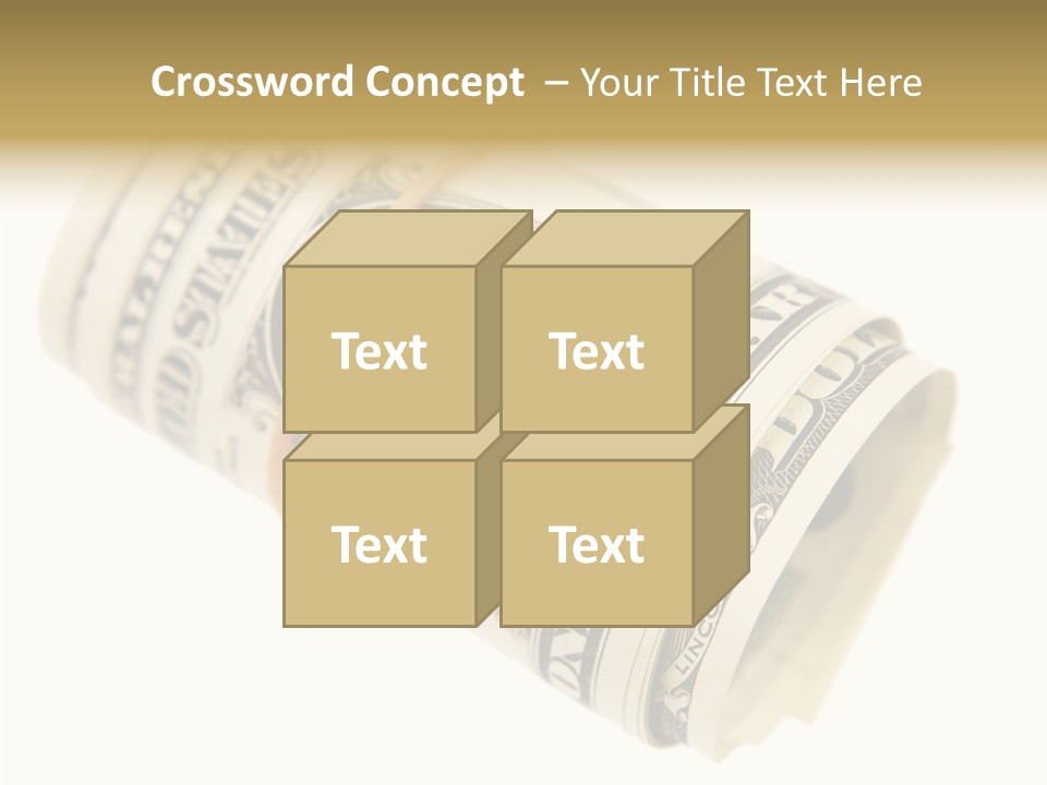 Usa 1 Dollar PowerPoint Template