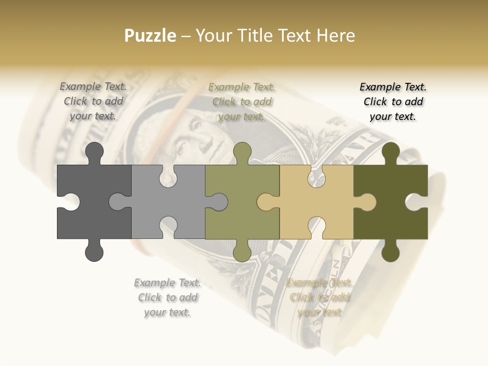 Usa 1 Dollar PowerPoint Template