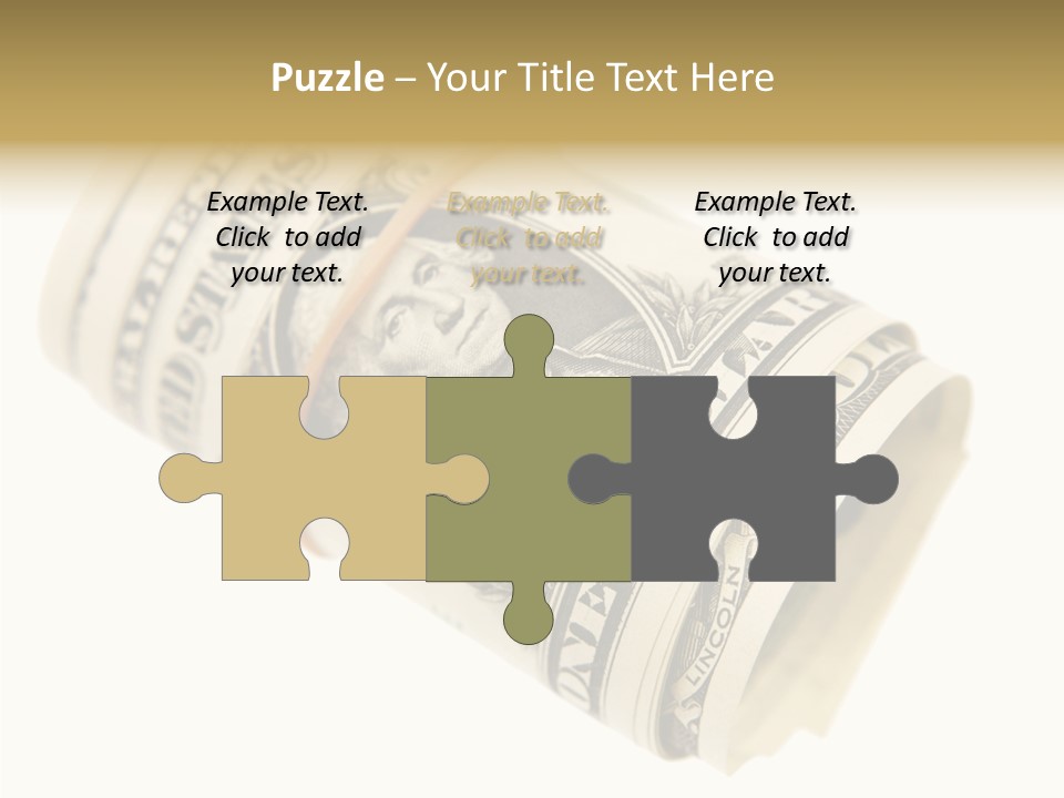 Usa 1 Dollar PowerPoint Template