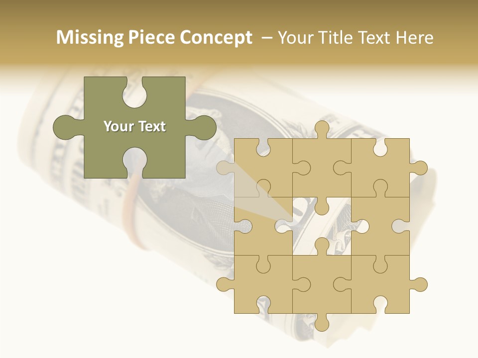 Usa 1 Dollar PowerPoint Template