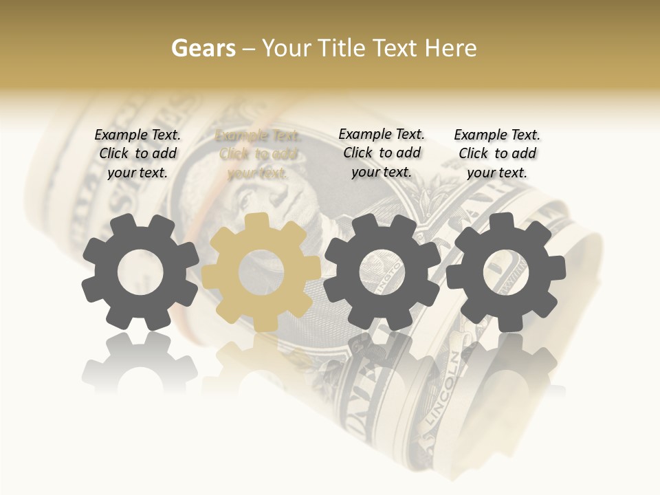 Usa 1 Dollar PowerPoint Template