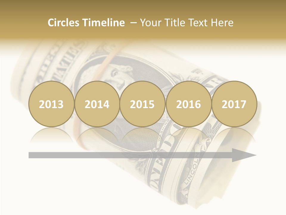 Usa 1 Dollar PowerPoint Template