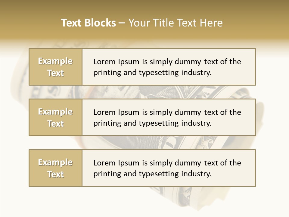 Usa 1 Dollar PowerPoint Template