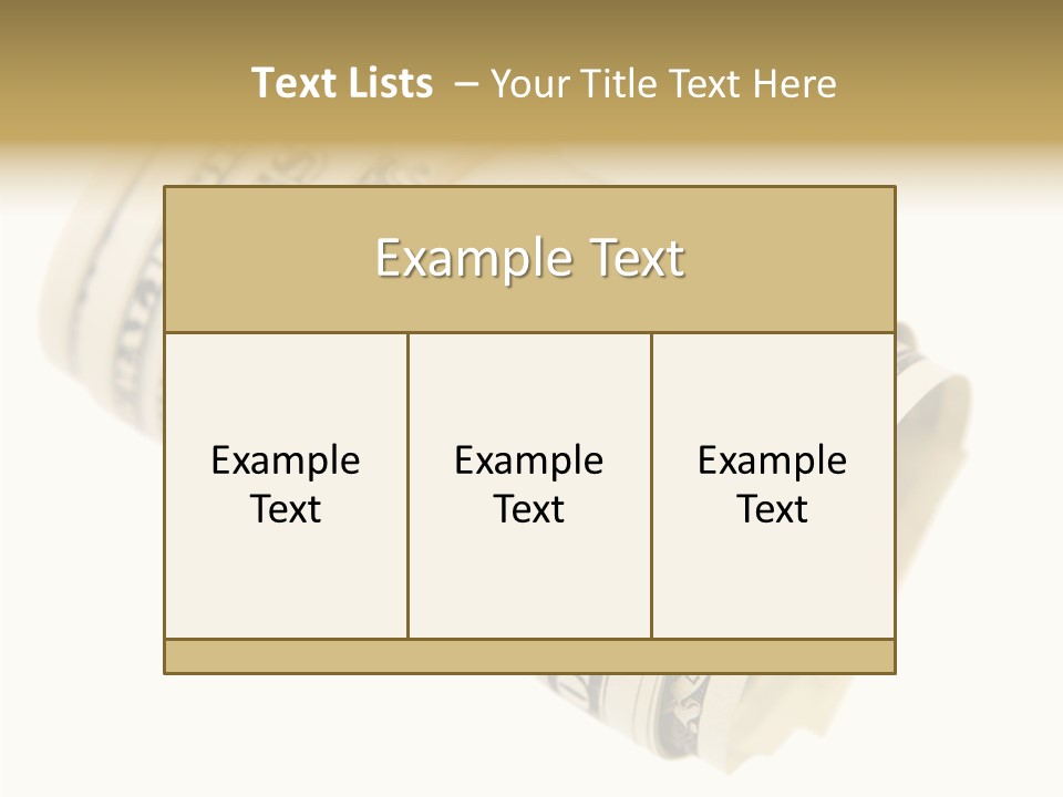 Usa 1 Dollar PowerPoint Template