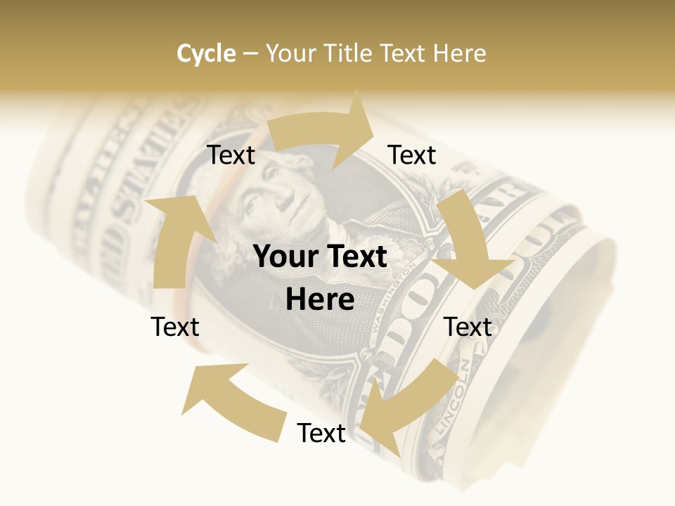 Usa 1 Dollar PowerPoint Template