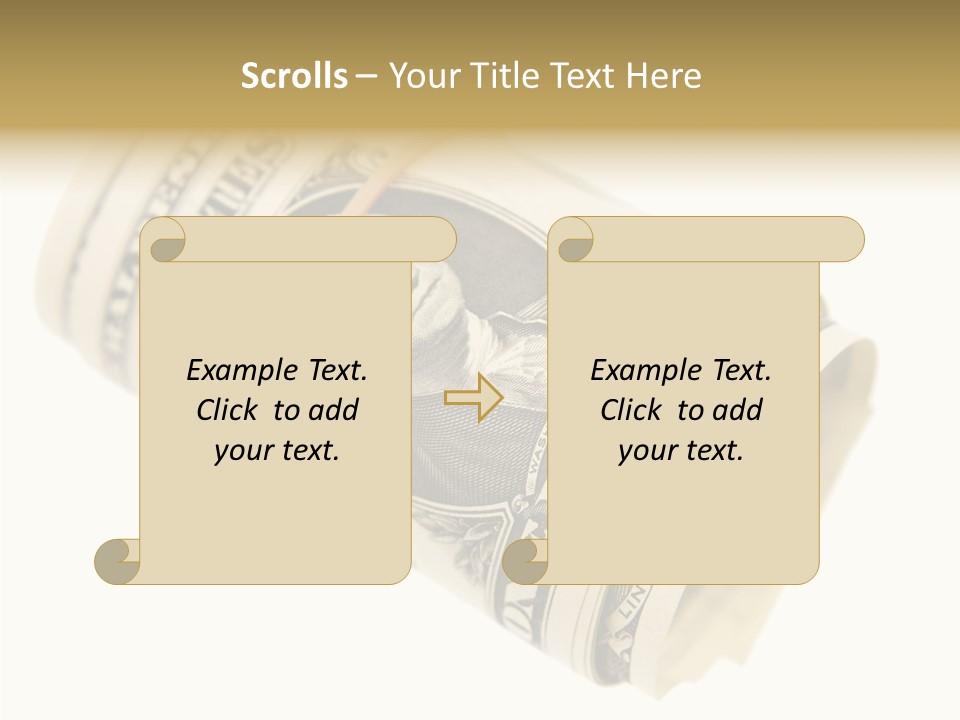 Usa 1 Dollar PowerPoint Template