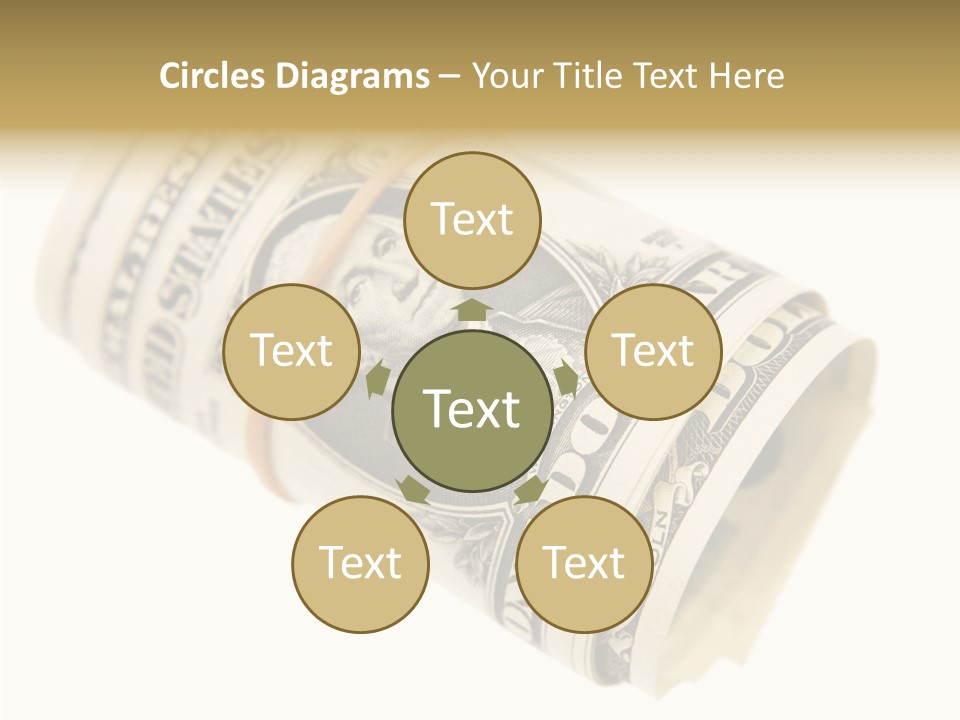 Usa 1 Dollar PowerPoint Template