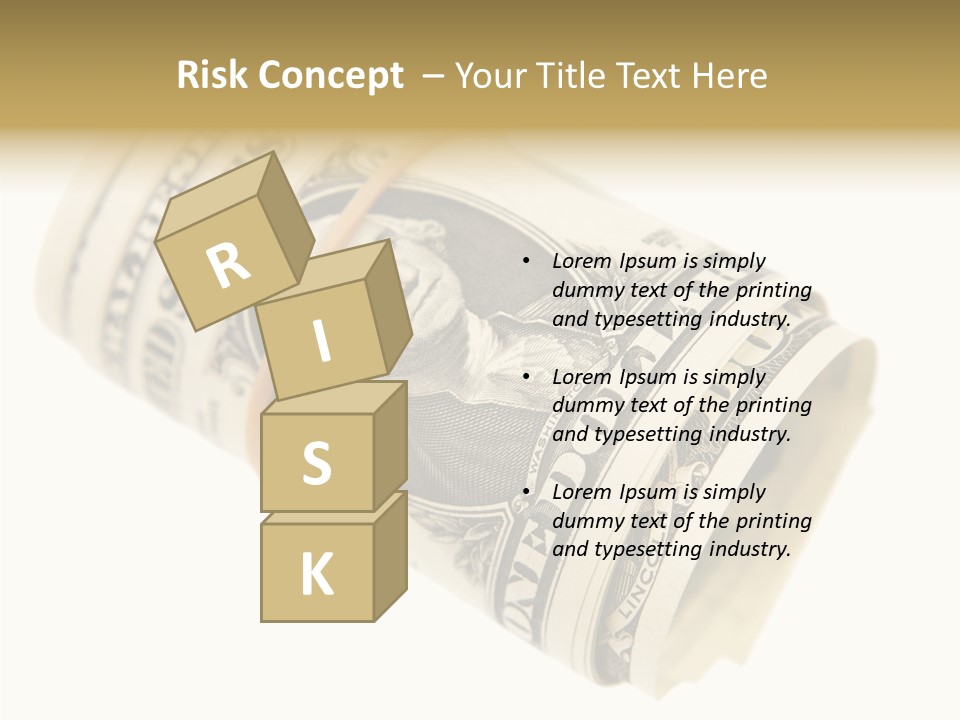 Usa 1 Dollar PowerPoint Template