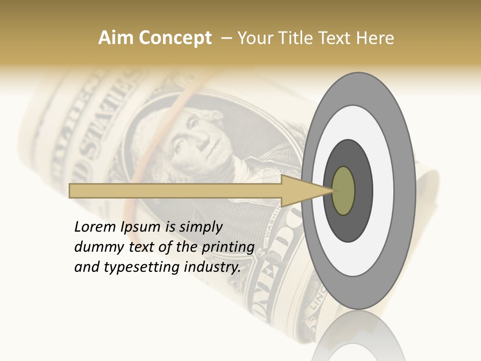 Usa 1 Dollar PowerPoint Template