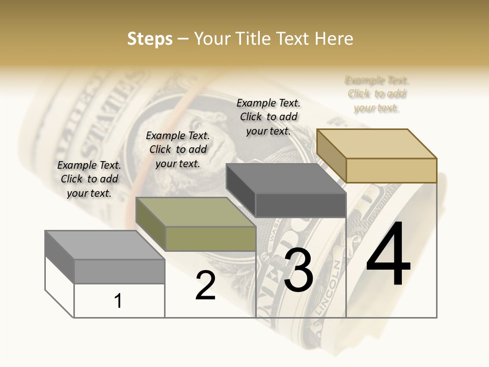 Usa 1 Dollar PowerPoint Template