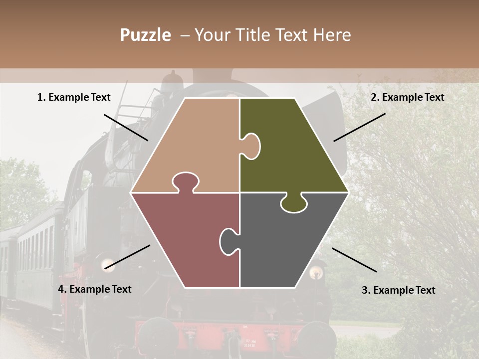 Transport Wheel Tank PowerPoint Template