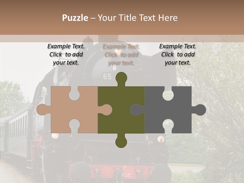 Transport Wheel Tank PowerPoint Template
