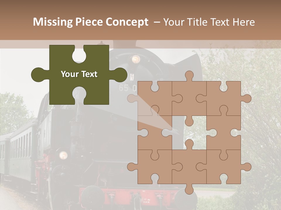 Transport Wheel Tank PowerPoint Template