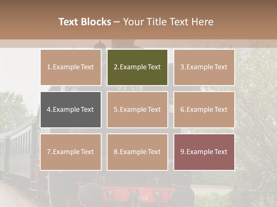 Transport Wheel Tank PowerPoint Template