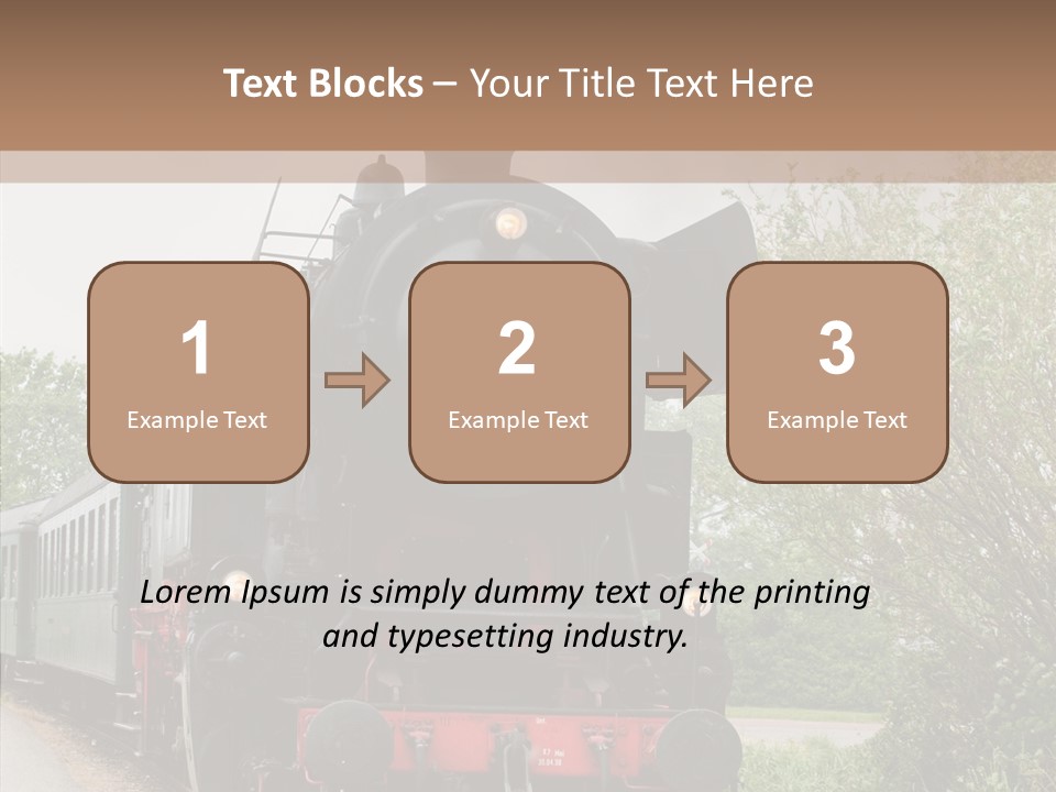 Transport Wheel Tank PowerPoint Template