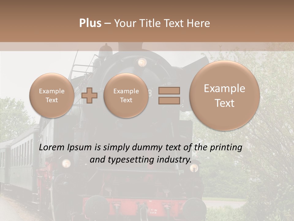 Transport Wheel Tank PowerPoint Template