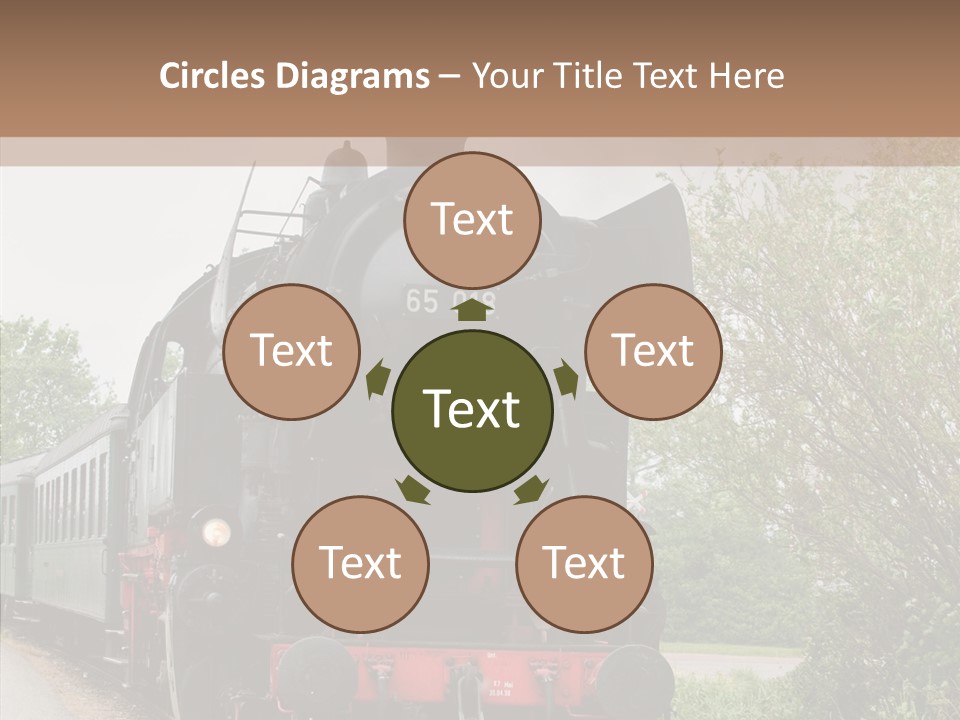 Transport Wheel Tank PowerPoint Template