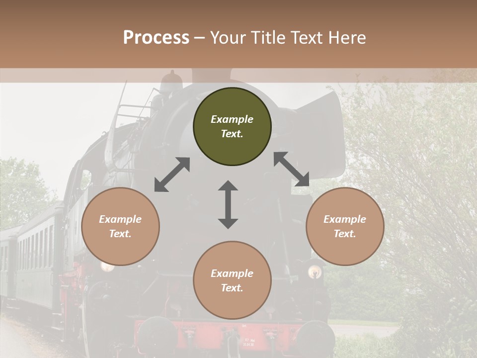 Transport Wheel Tank PowerPoint Template