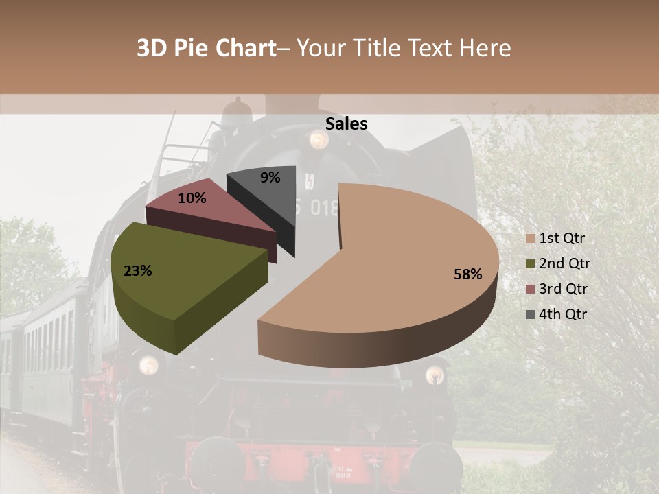Transport Wheel Tank PowerPoint Template