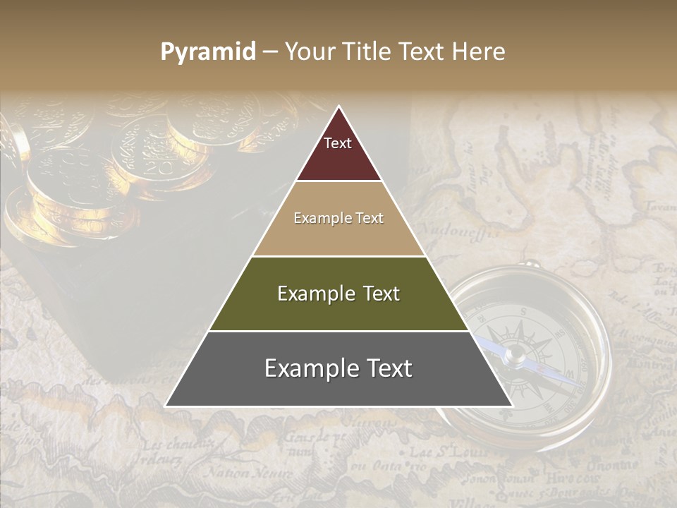 Treasure Chest And Map PowerPoint Template