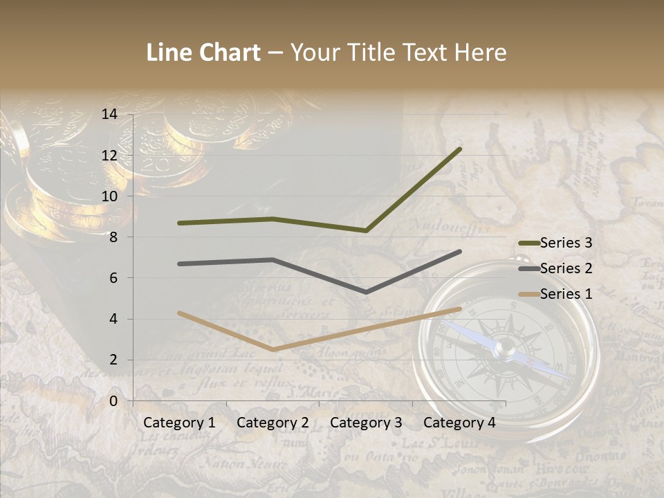 Treasure Chest And Map PowerPoint Template