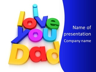 Fathers Day 2012 PowerPoint Template