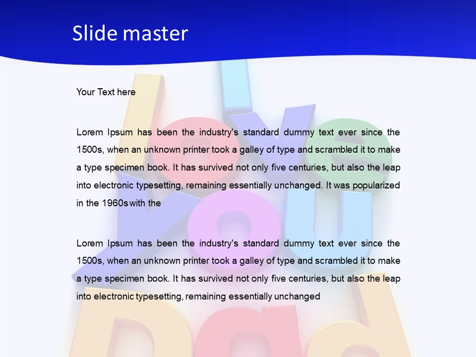 Fathers Day 2012 PowerPoint Template