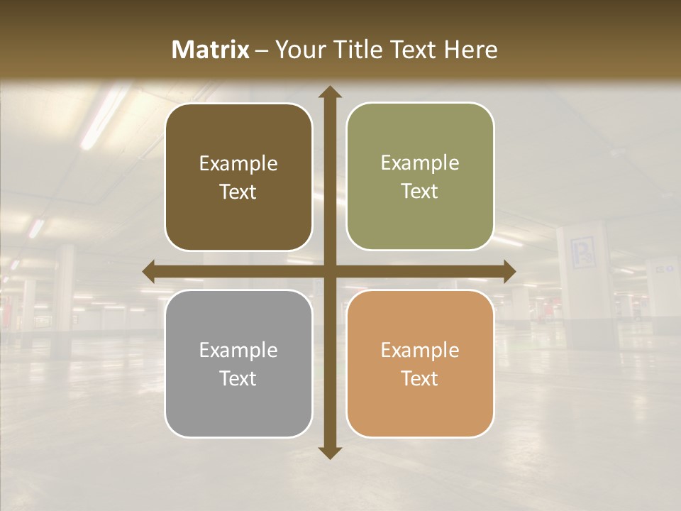 Lamp Indoors Column PowerPoint Template