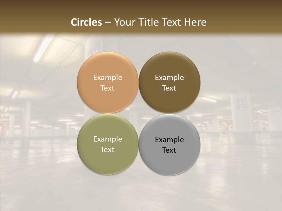 Lamp Indoors Column PowerPoint Template