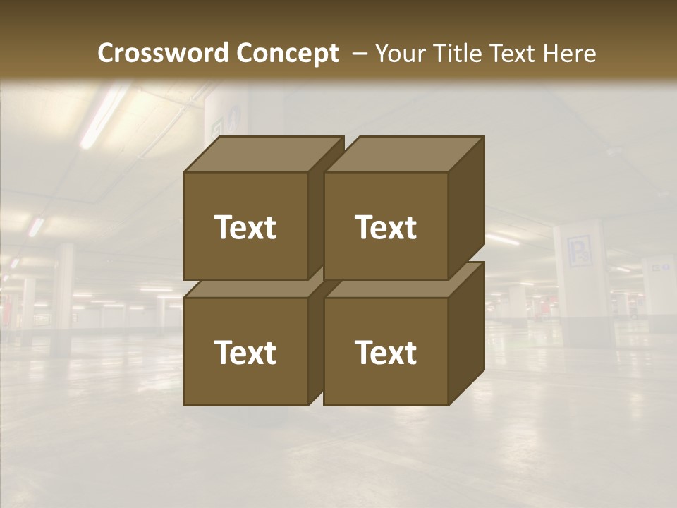 Lamp Indoors Column PowerPoint Template