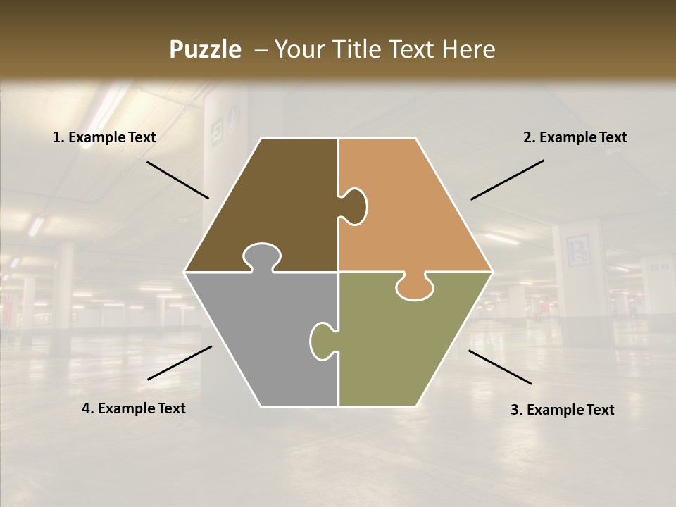 Lamp Indoors Column PowerPoint Template