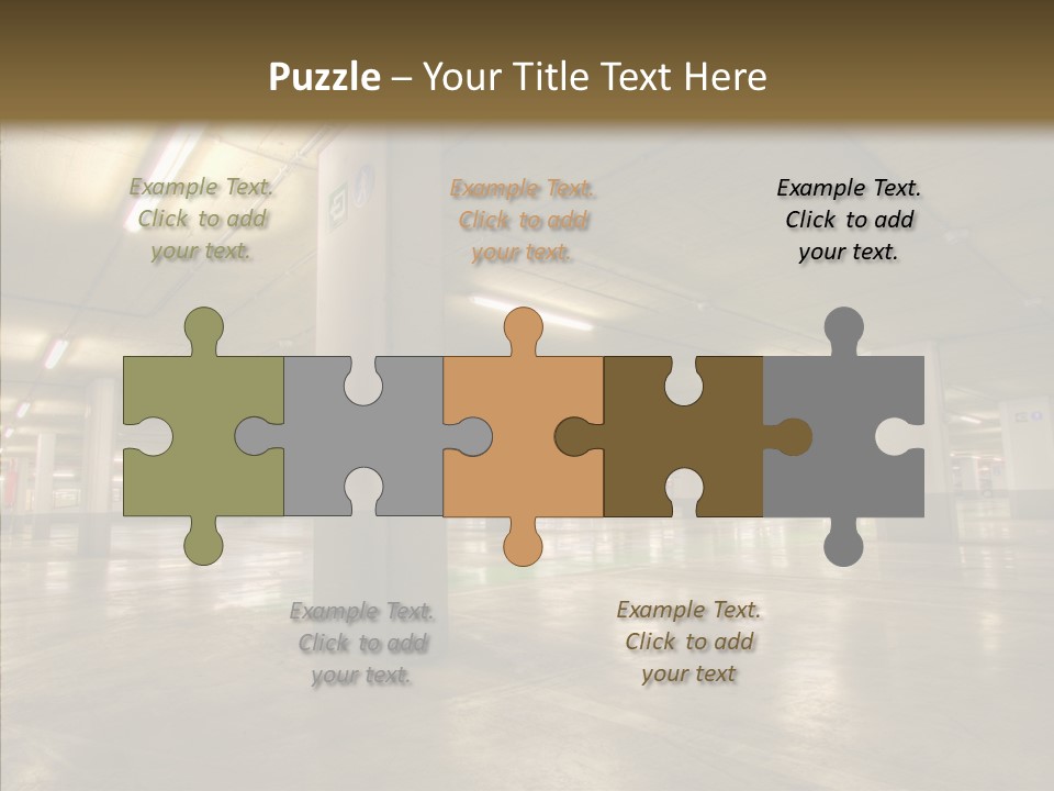 Lamp Indoors Column PowerPoint Template