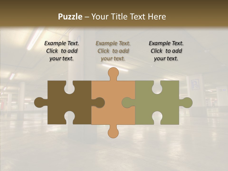 Lamp Indoors Column PowerPoint Template