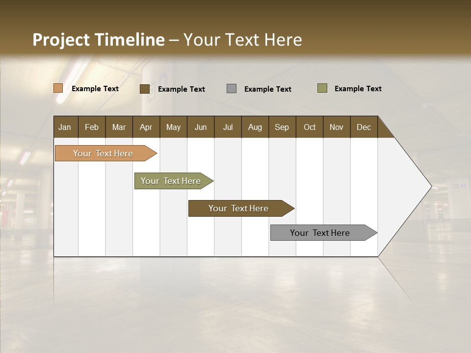 Lamp Indoors Column PowerPoint Template