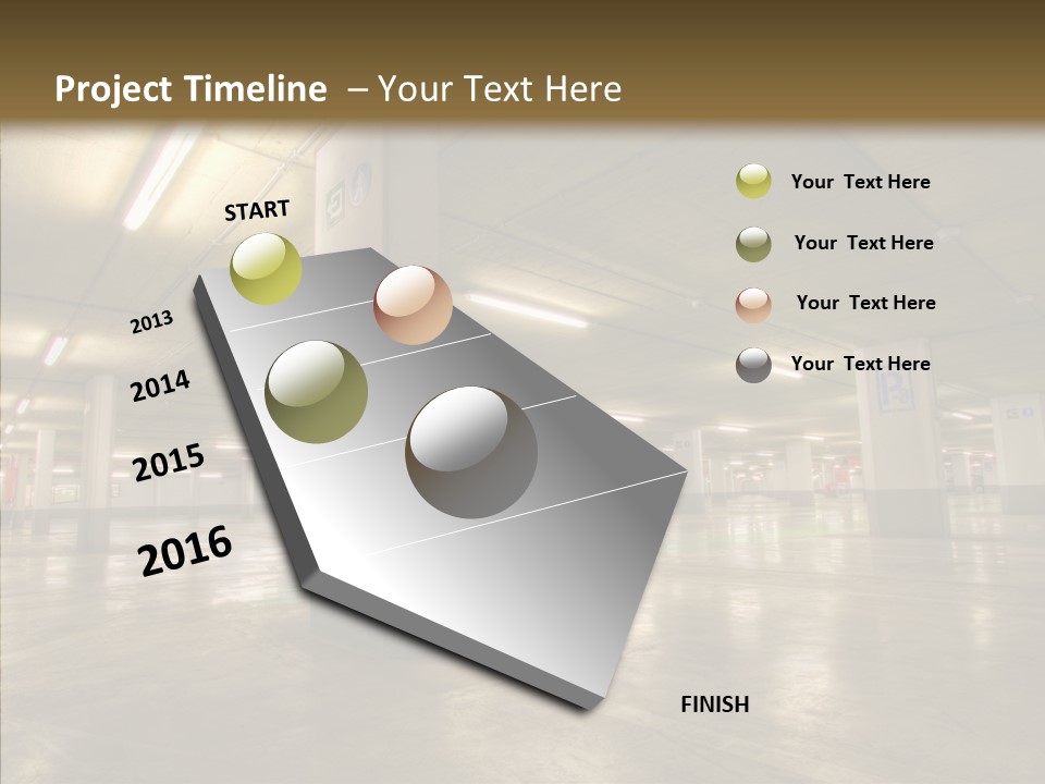 Lamp Indoors Column PowerPoint Template