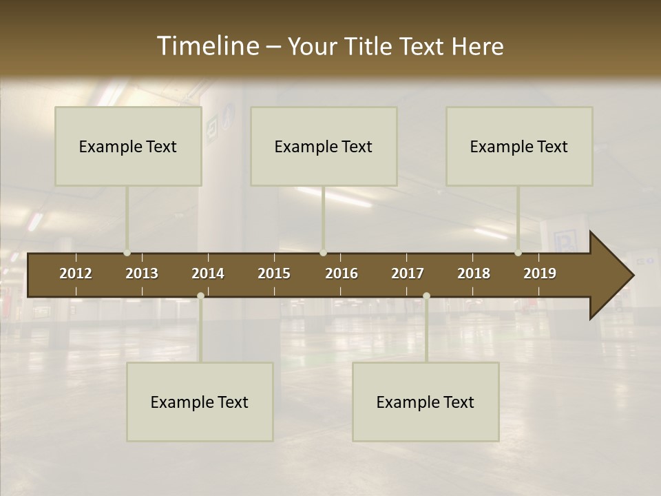 Lamp Indoors Column PowerPoint Template