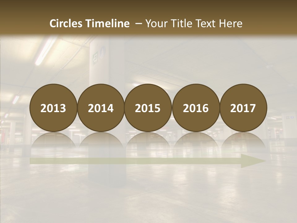 Lamp Indoors Column PowerPoint Template