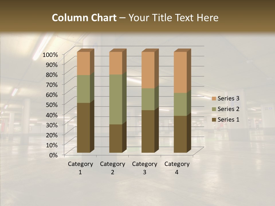 Lamp Indoors Column PowerPoint Template