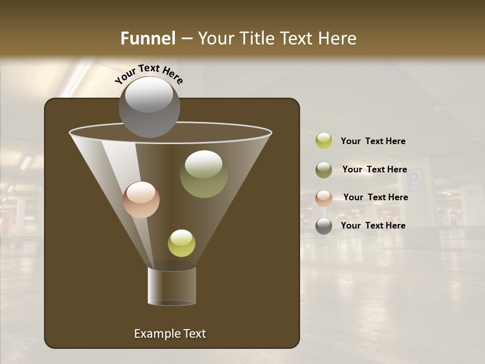 Lamp Indoors Column PowerPoint Template