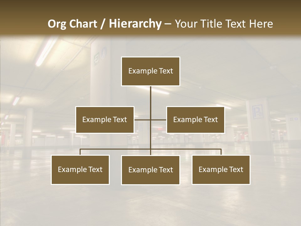 Lamp Indoors Column PowerPoint Template