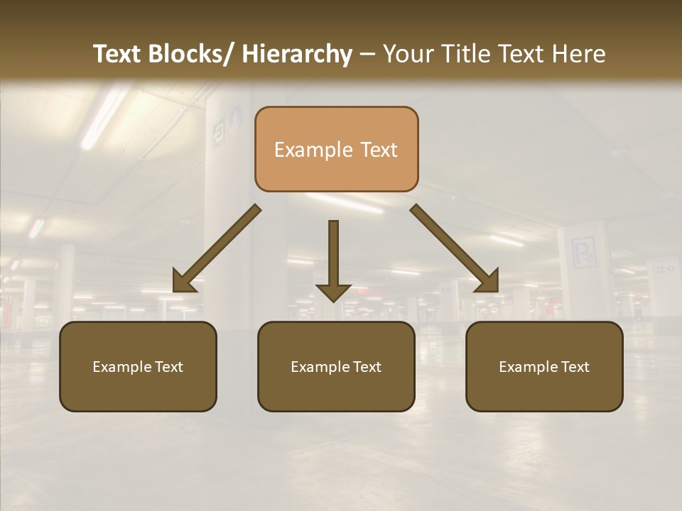 Lamp Indoors Column PowerPoint Template